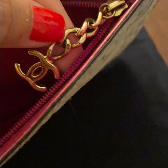 HP 🎉 Chanel tan & pink cowhide & leather bag - Picture 6 of 13